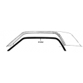 1971-73 ROOFRAIL WEATHERSTRIP CLIP COUPE/FASTBACK QUARTER WINDOW